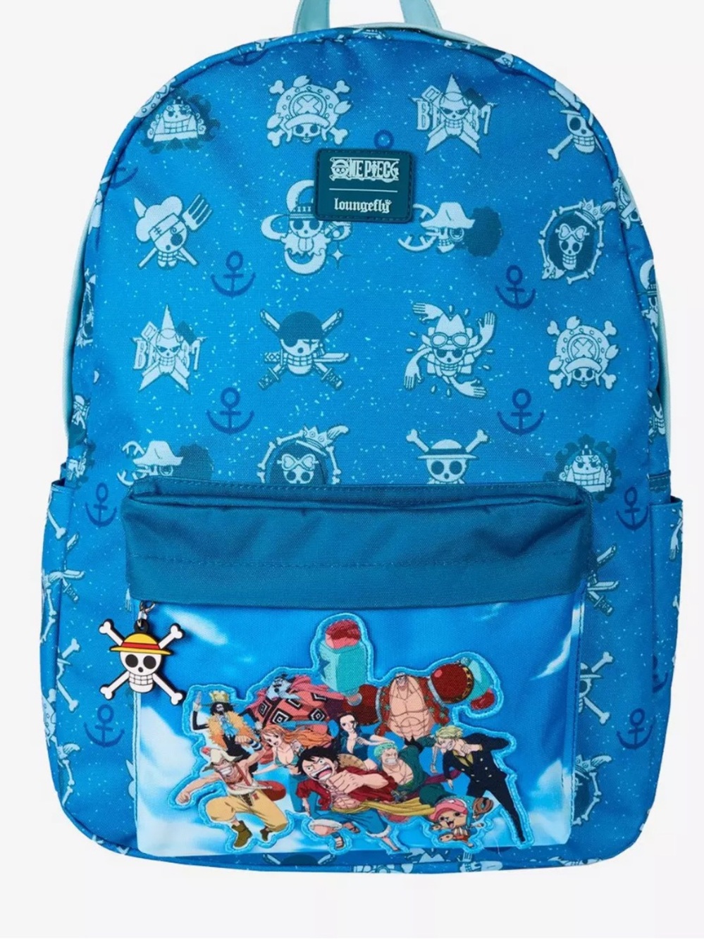 Loungefly One Piece Nylon All Over Print Full Size Backpack New with Tags